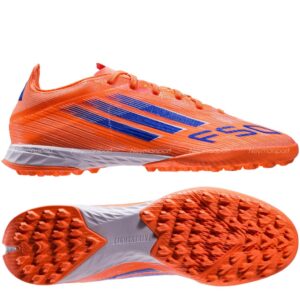 Giày đá bóng cỏ nhân tạo adidas F50 Pro TF Coral Blaze - Beam Orange/Lucid Blue/Footwear White JH7664